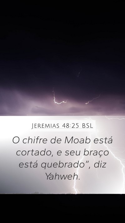 Jeremias 48:25 BSL Bible Verse Image