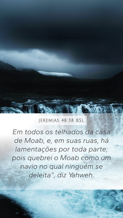 Jeremias 48:38 BSL Bible Verse Image
