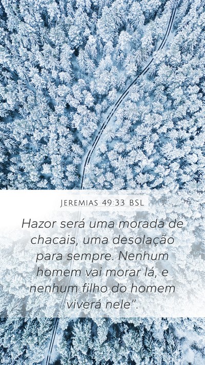 Jeremias 49:33 BSL Bible Verse Image