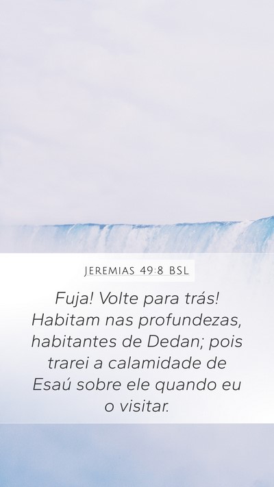 Jeremias 49:8 BSL Bible Verse Image
