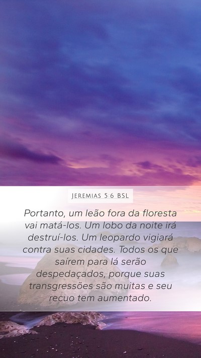 Jeremias 5:6 BSL Bible Verse Image