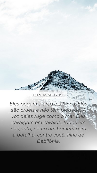 Jeremias 50:42 BSL Bible Verse Image