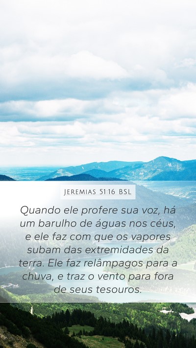 Jeremias 51:16 BSL Bible Verse Image