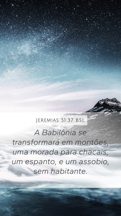 Jeremias 51:37 BSL Bible Verse Image