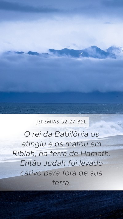 Jeremias 52:27 BSL Bible Verse Image