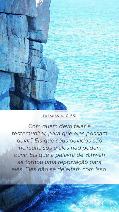Jeremias 6:10 BSL Bible Verse Image