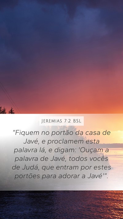 Jeremias 7:2 BSL Bible Verse Image