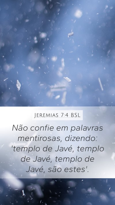 Jeremias 7:4 BSL Bible Verse Image