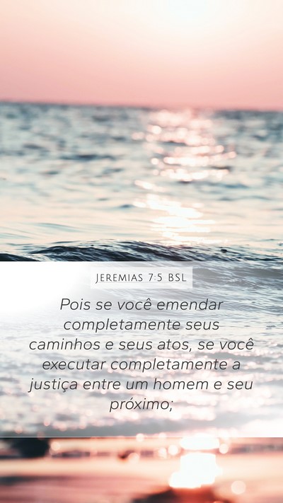 Jeremias 7:5 BSL Bible Verse Image