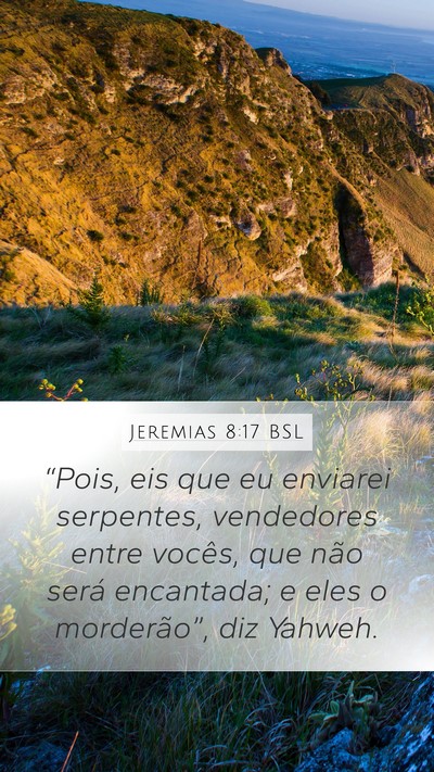 Jeremias 8:17 BSL Bible Verse Image