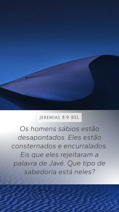 Jeremias 8:9 BSL Bible Verse Image