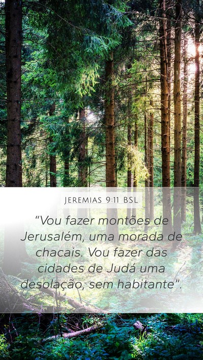 Jeremias 9:11 BSL Bible Verse Image