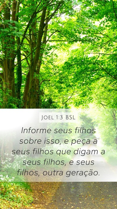 Joel 1:3 BSL Bible Verse Image
