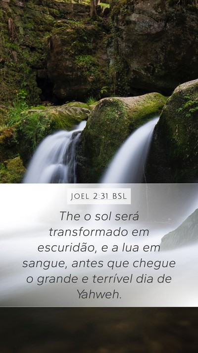 Joel 2:31 BSL Bible Verse Image