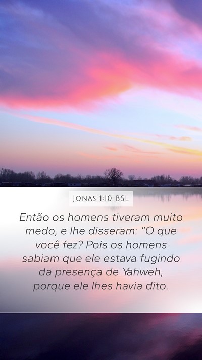 Jonas 1:10 BSL Bible Verse Image