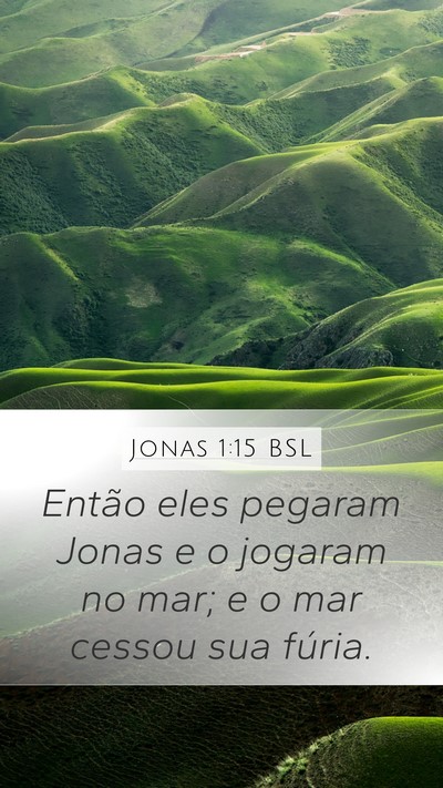 Jonas 1:15 BSL Bible Verse Image