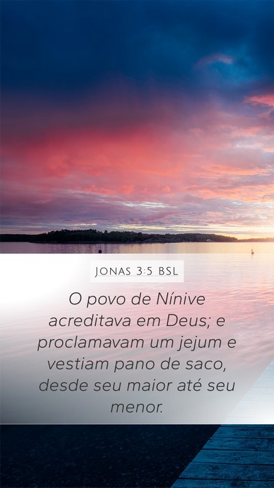 Jonas 3:5 BSL Bible Verse Image