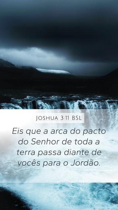 Joshua 3:11 BSL Bible Verse Image