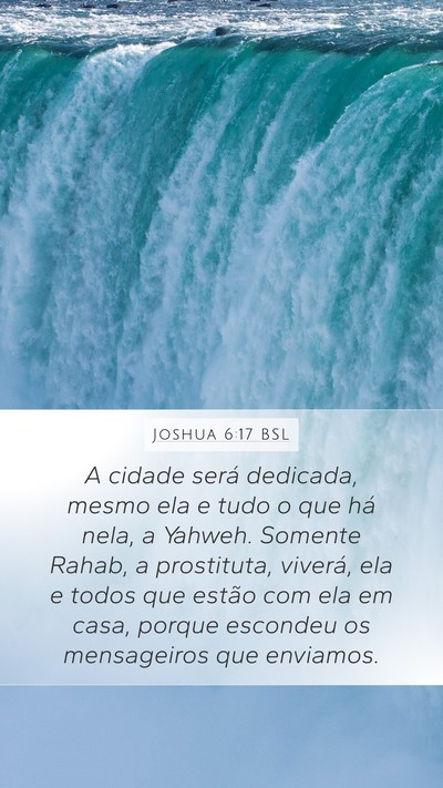 Joshua 6:17 BSL Bible Verse Image