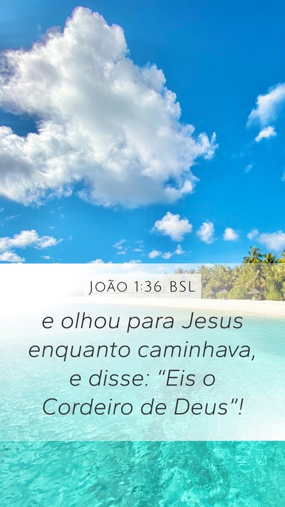 João 1:36 BSL Bible Verse Image