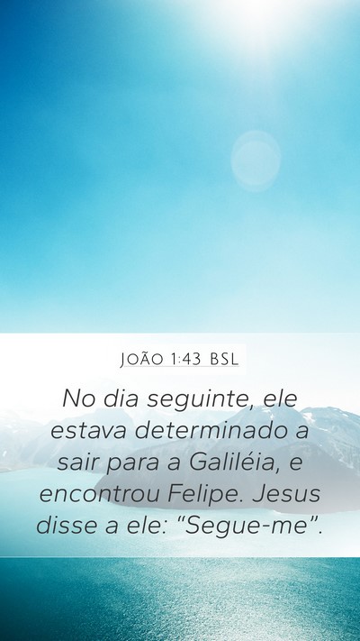 João 1:43 BSL Bible Verse Image