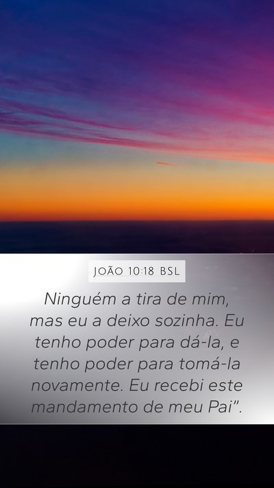 João 10:18 BSL Bible Verse Image