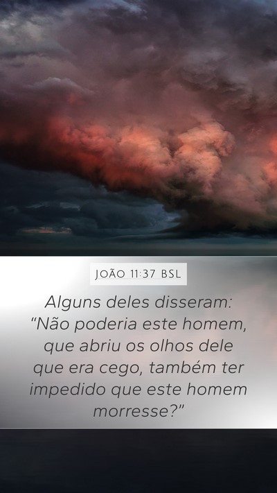 João 11:37 BSL Bible Verse Image