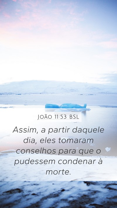 João 11:53 BSL Bible Verse Image