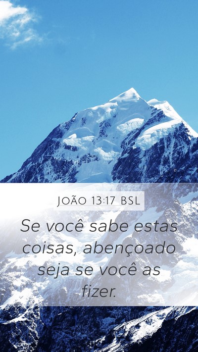 João 13:17 BSL Bible Verse Image
