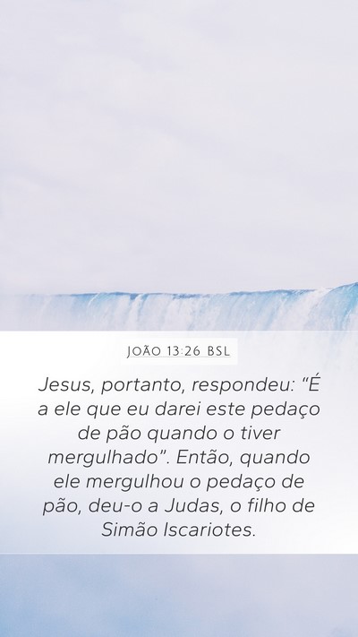 João 13:26 BSL Bible Verse Image