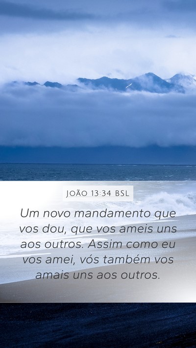 João 13:34 BSL Bible Verse Image