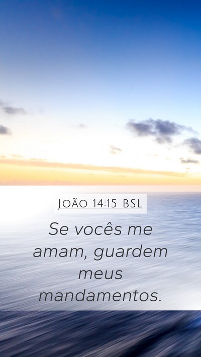 João 14:15 BSL Bible Verse Image
