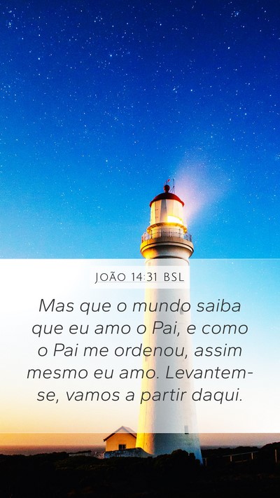 João 14:31 BSL Bible Verse Image