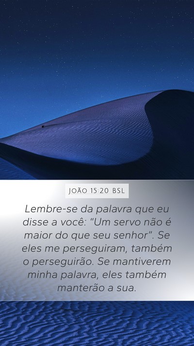 João 15:20 BSL Bible Verse Image