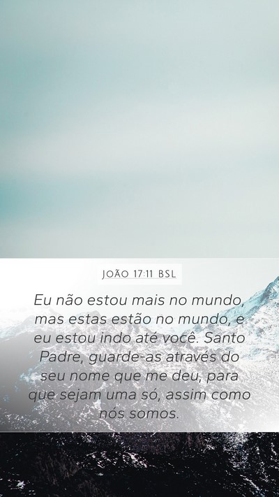 João 17:11 BSL Bible Verse Image