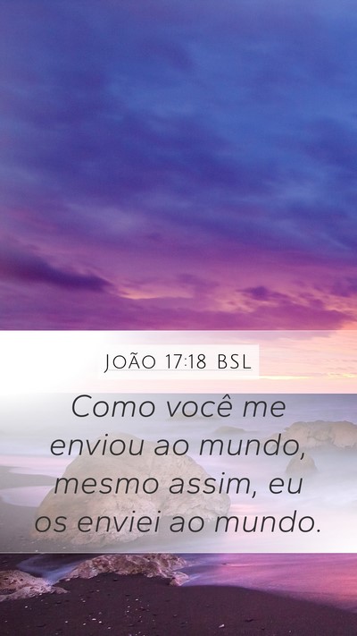 João 17:18 BSL Bible Verse Image
