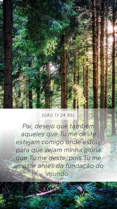 João 17:24 BSL Bible Verse Image