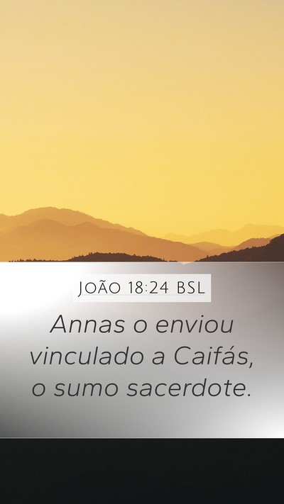 João 18:24 BSL Bible Verse Image