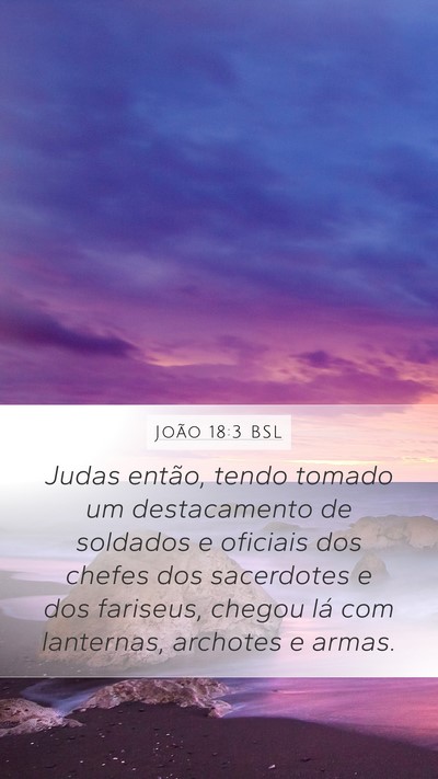 João 18:3 BSL Bible Verse Image