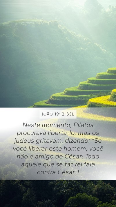 João 19:12 BSL Bible Verse Image