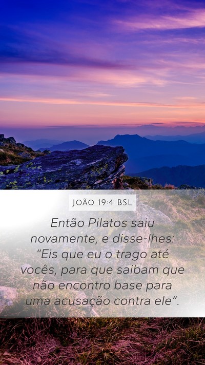 João 19:4 BSL Bible Verse Image