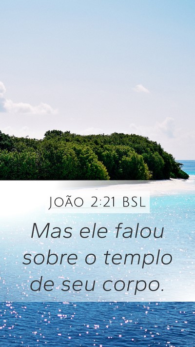 João 2:21 BSL Mobile Phone Wallpaper - Mas ele falou sobre o templo de seu - Mobile Bible Verse Wallpaper