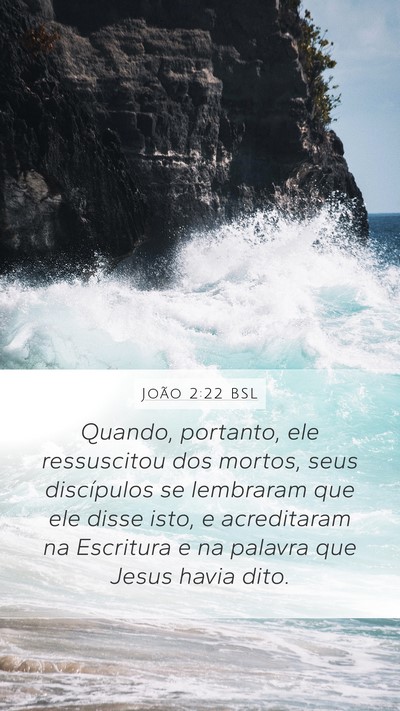 João 2:22 BSL Bible Verse Image