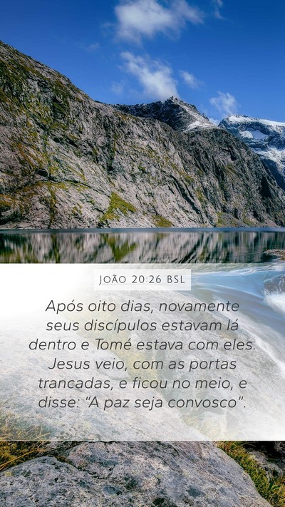 João 20:26 BSL Bible Verse Image