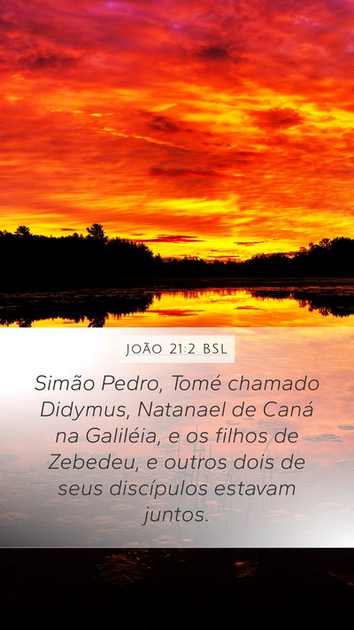 João 21:2 BSL Bible Verse Image
