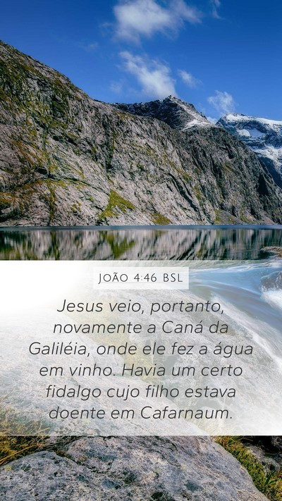 João 4:46 BSL Bible Verse Image