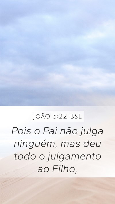 João 5:22 BSL Bible Verse Image