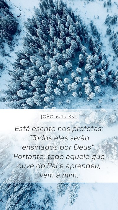 João 6:45 BSL Bible Verse Image