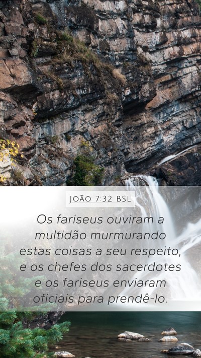 João 7:32 BSL Bible Verse Image