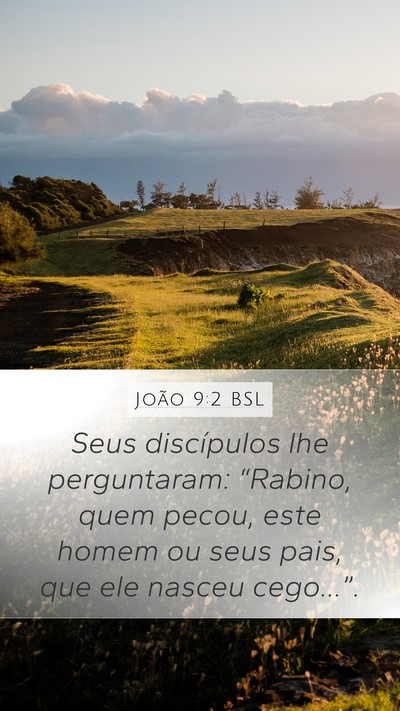 João 9:2 BSL Bible Verse Image